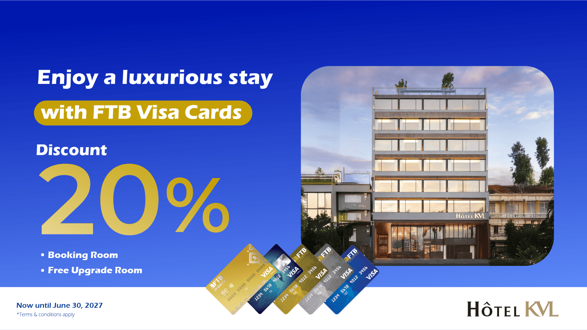 Enjoy 20% discount at Hotel KVL